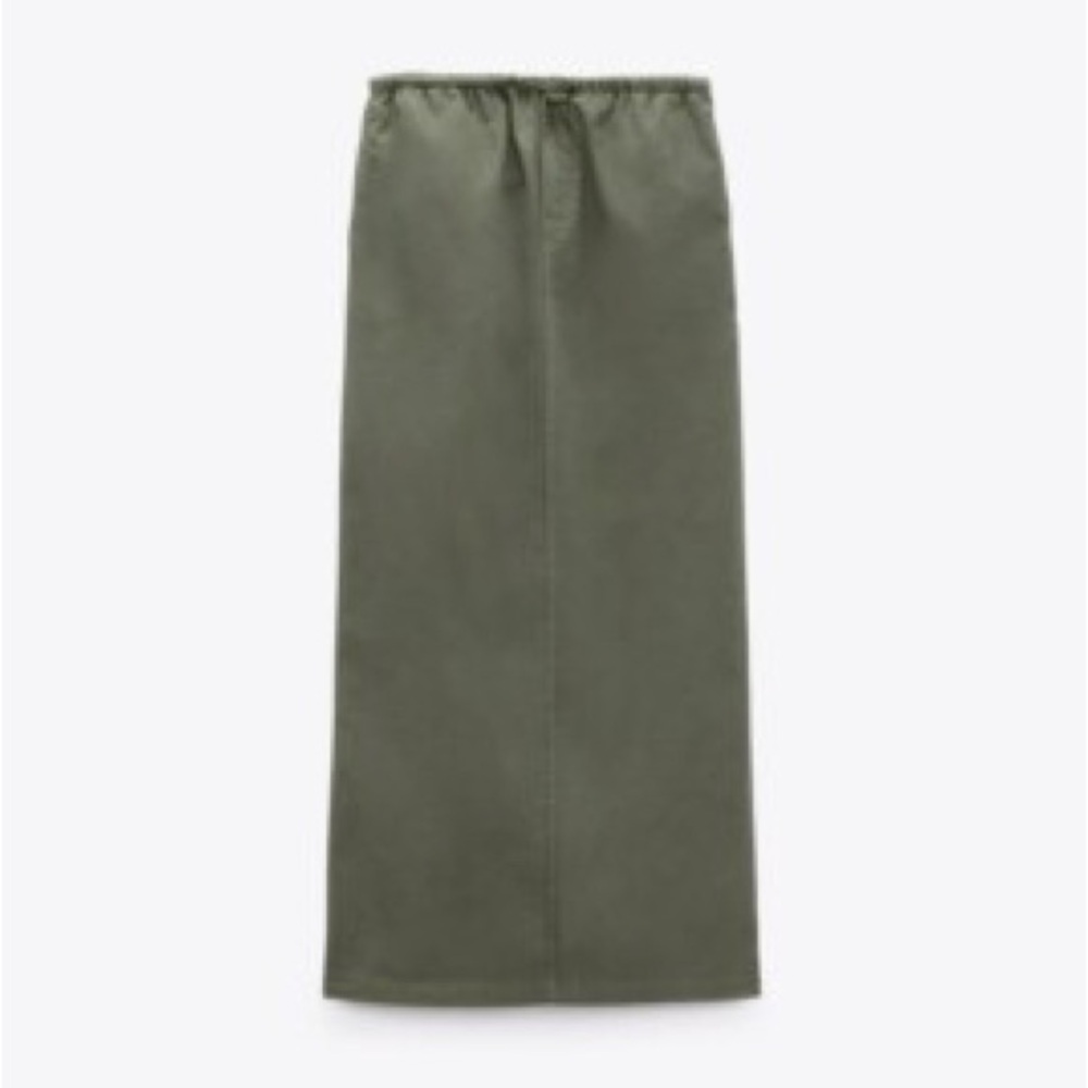 Zara Cargo Maxi Skirt